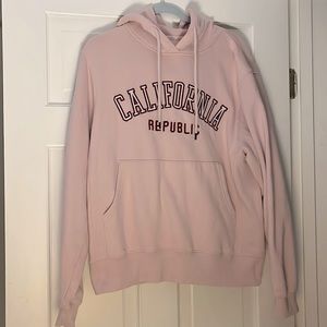 Reflex pink california republic hoodie